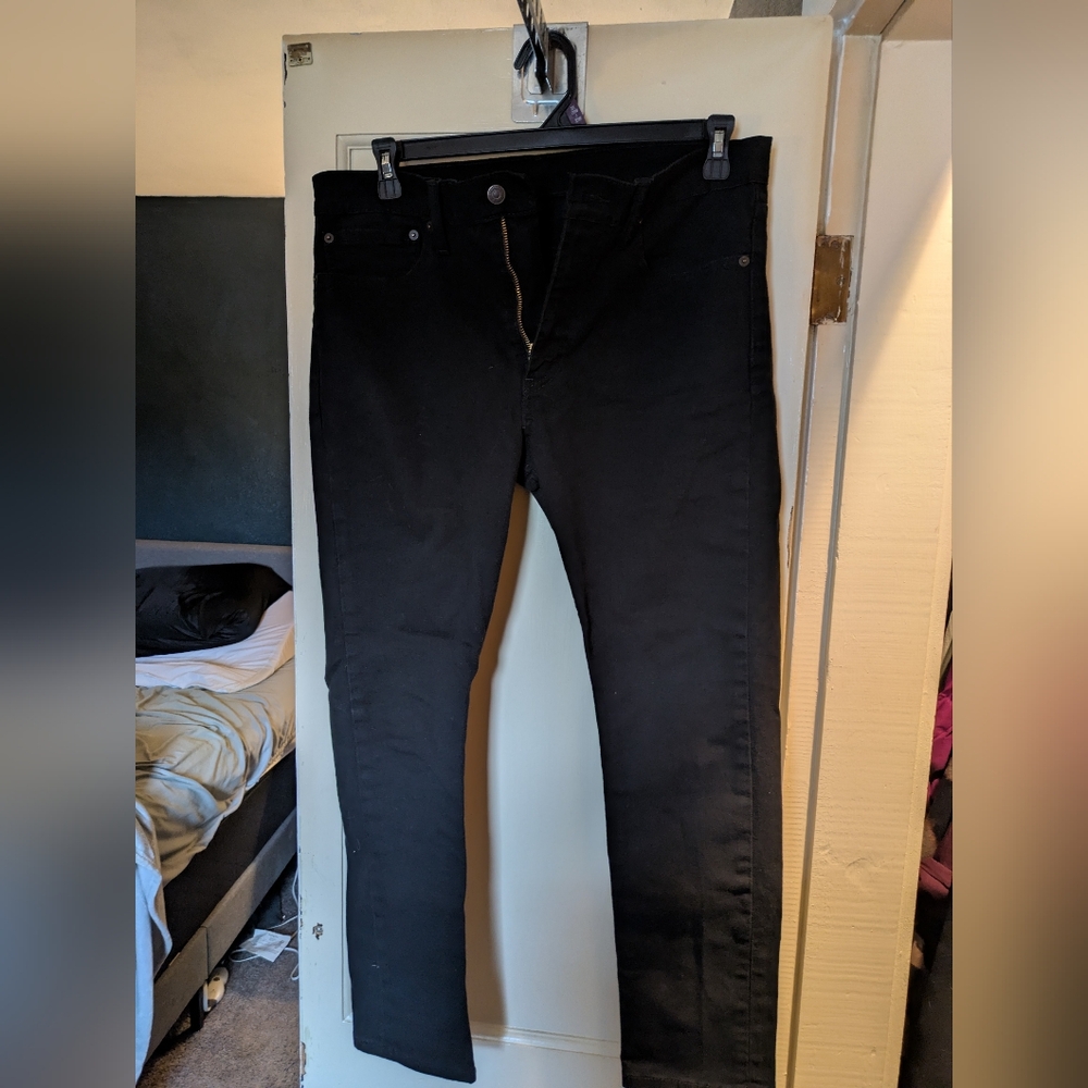 Black Levi's 510 Skinny Jeans